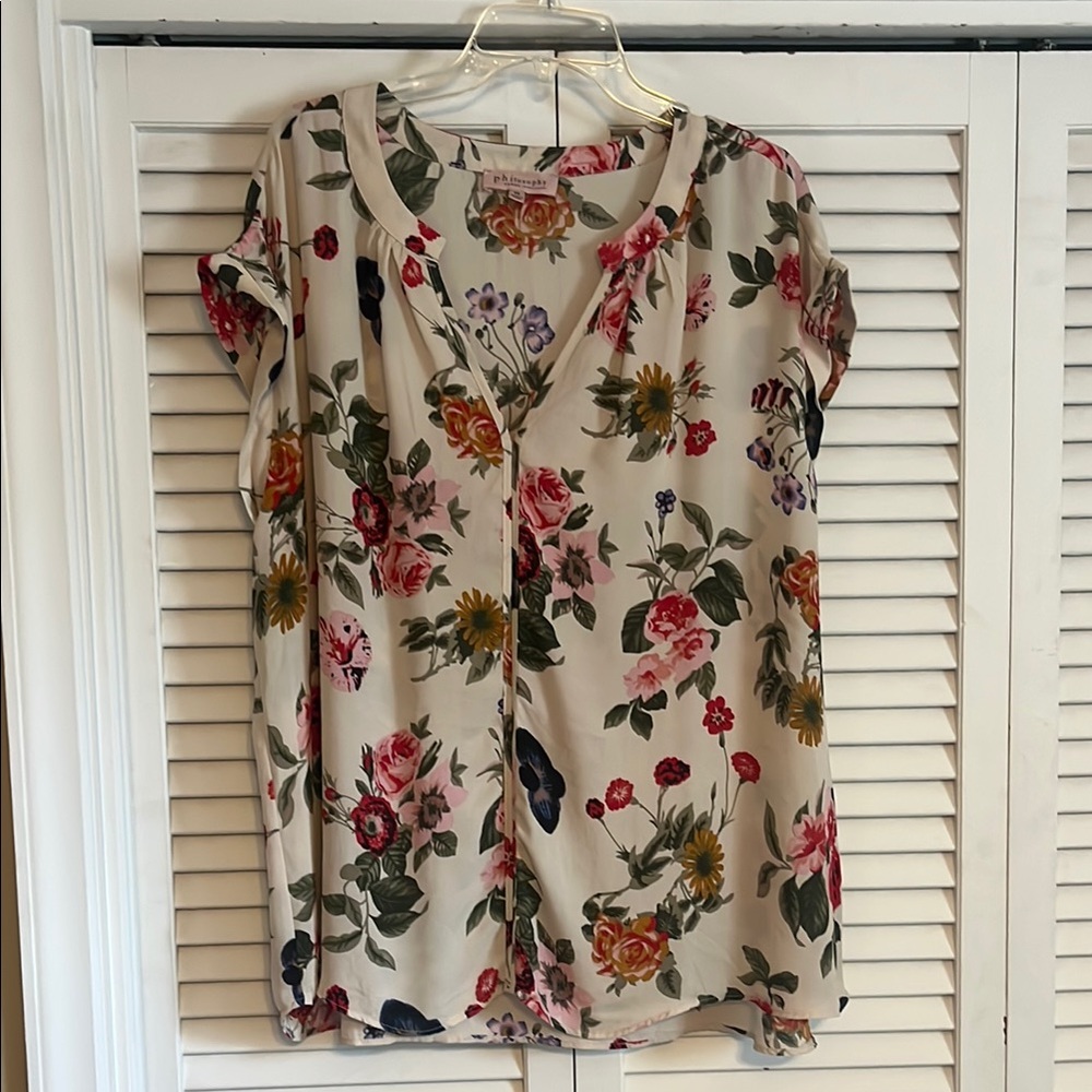 2x philosophy Floral Blouse